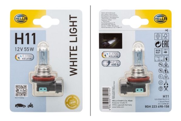 H11 12V 55W PGJ19-2 WHITE LIGHT BLI