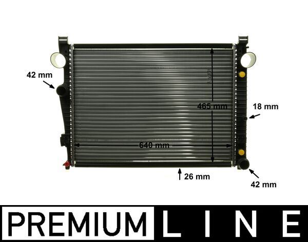 Radiador, refrigeración del motor
