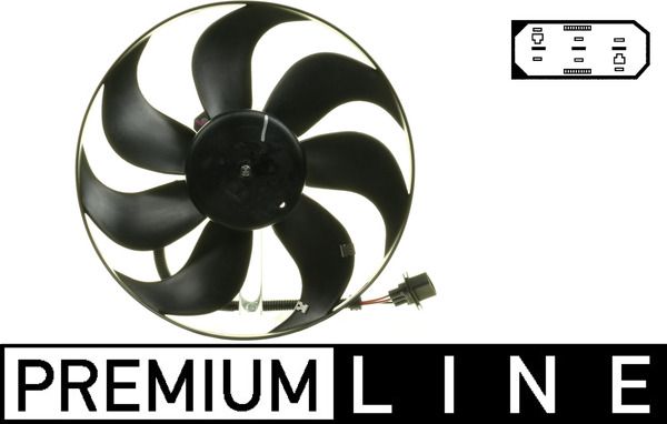 Fan, engine cooling CFF 8 000P