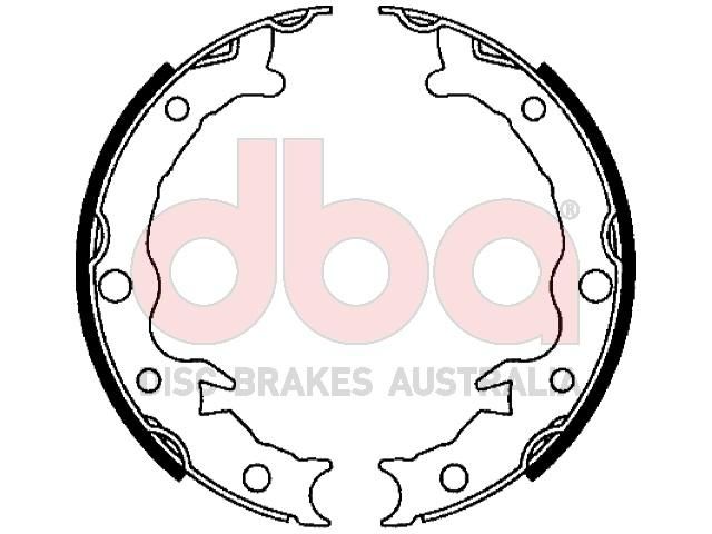Street Series Brake Shoes [Subaru Parking Brake 170mm] - TecDoc Only