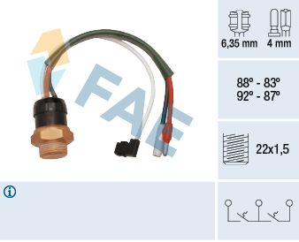 Temperaturschalter, Kühlerlüfter