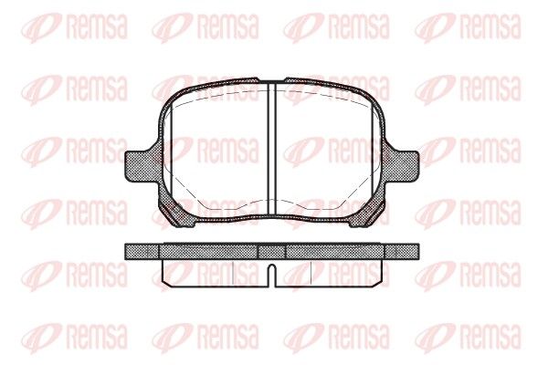 Brake Pad Set, disc brake 0621.00