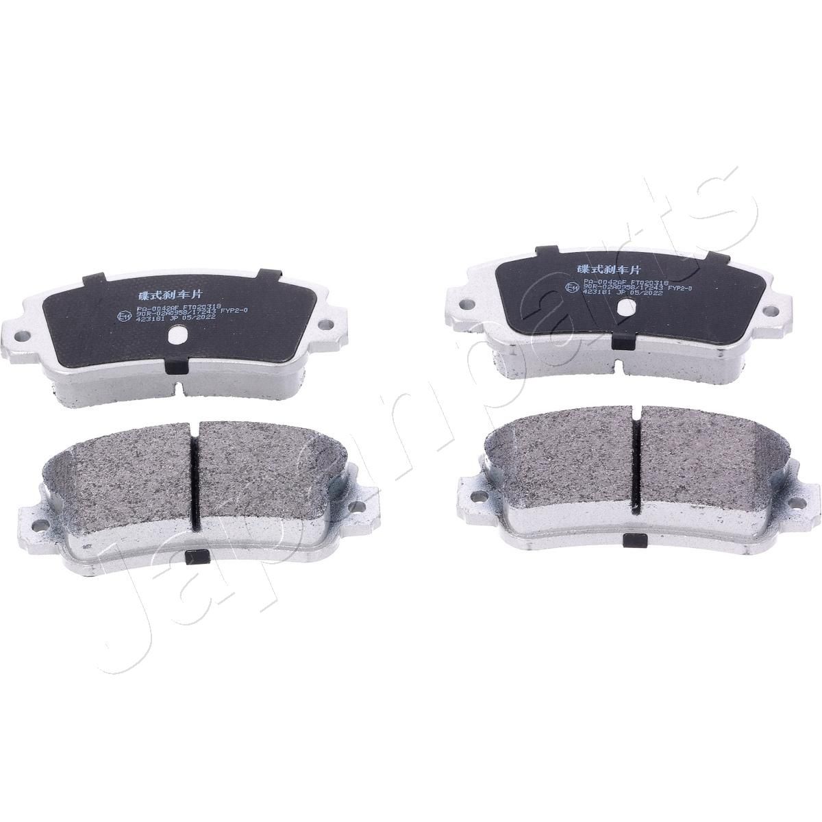 Bremsbelagsatz, Scheibenbremse