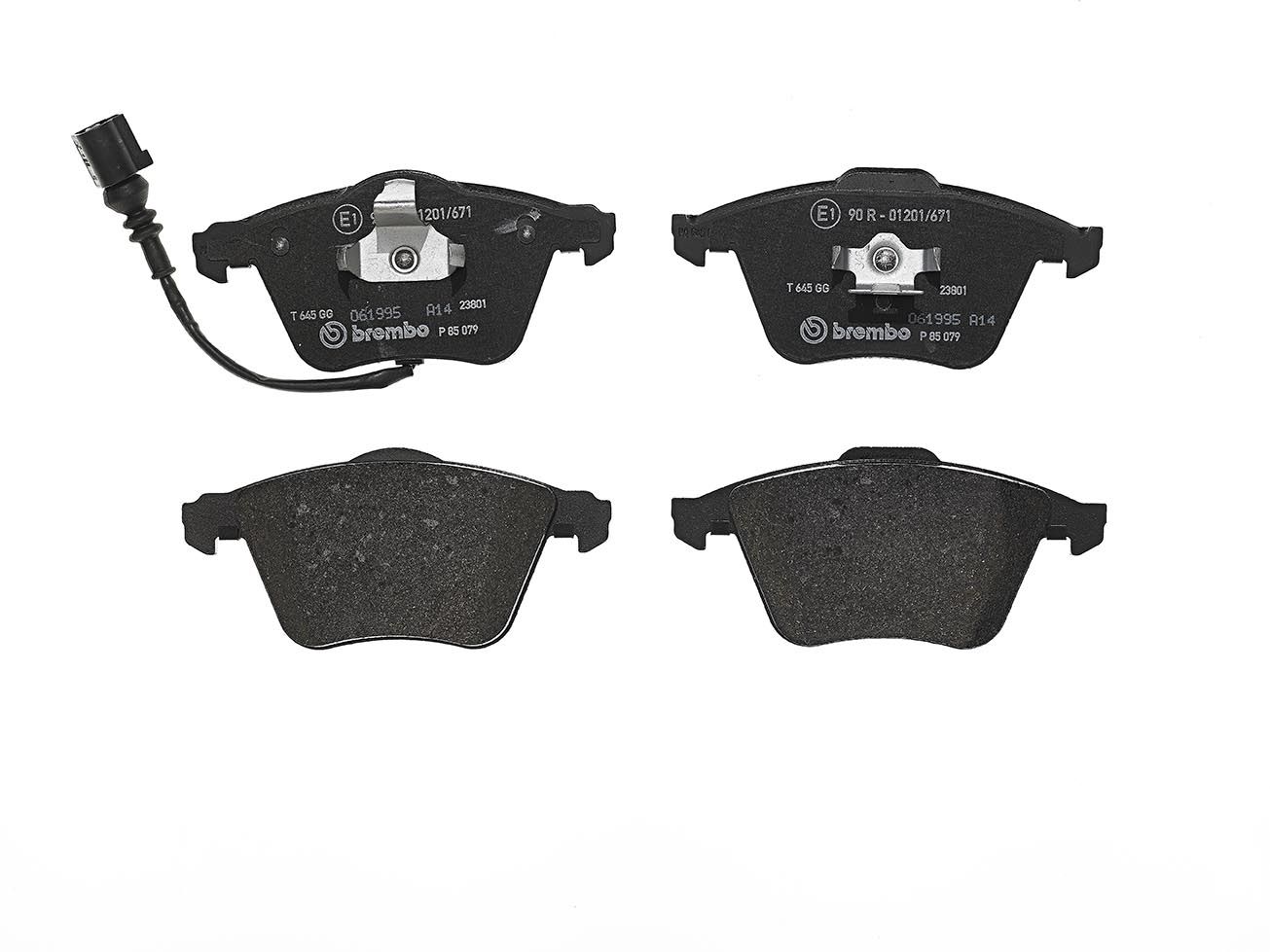 Brembo P 85 079 Bremsbelagsatz, Scheibenbremse