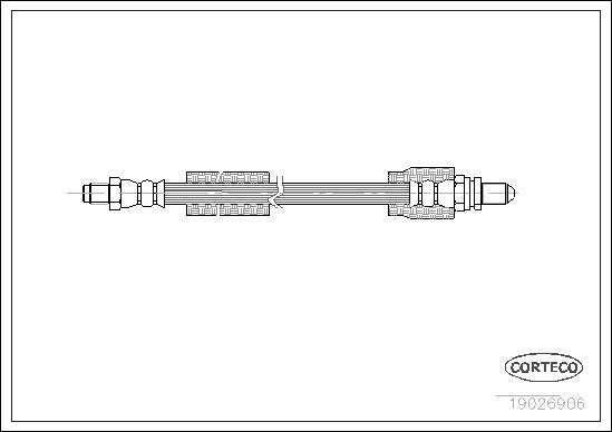 FLEXIBLE DE FREIN FORD ESCORT  0705