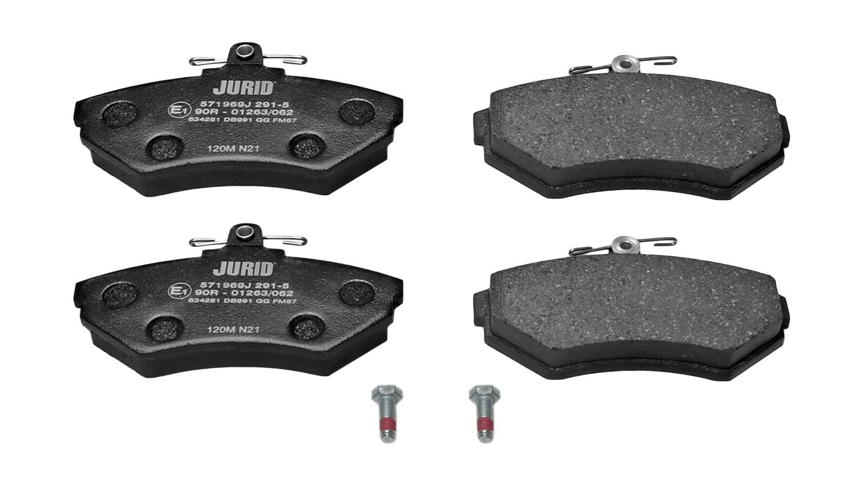 Bremsbelagsatz, Scheibenbremse