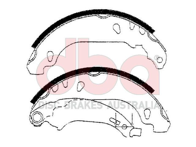 Street Series Brake Shoes [Peugeot 206 180mm] - TecDoc Only