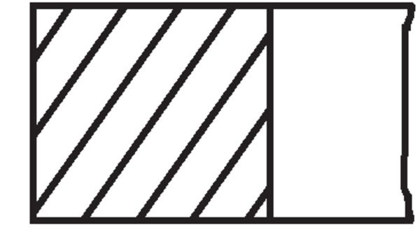 MAHLE 028 25 N0 - Kolbenringsatz