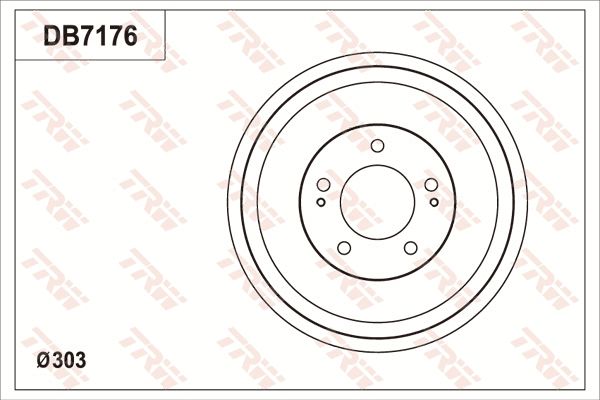 TRW BRAKE DISC - TecDoc Only