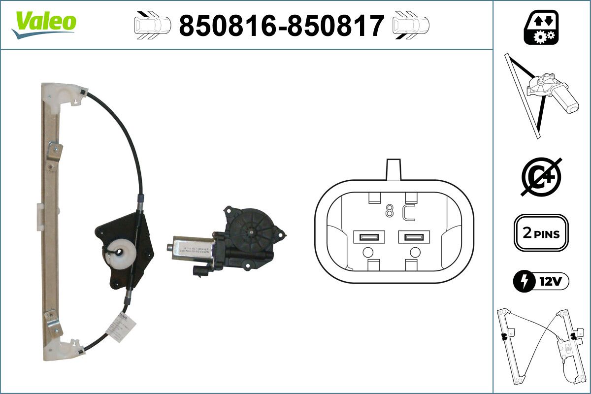 VALEO 850816 - Fensterheber