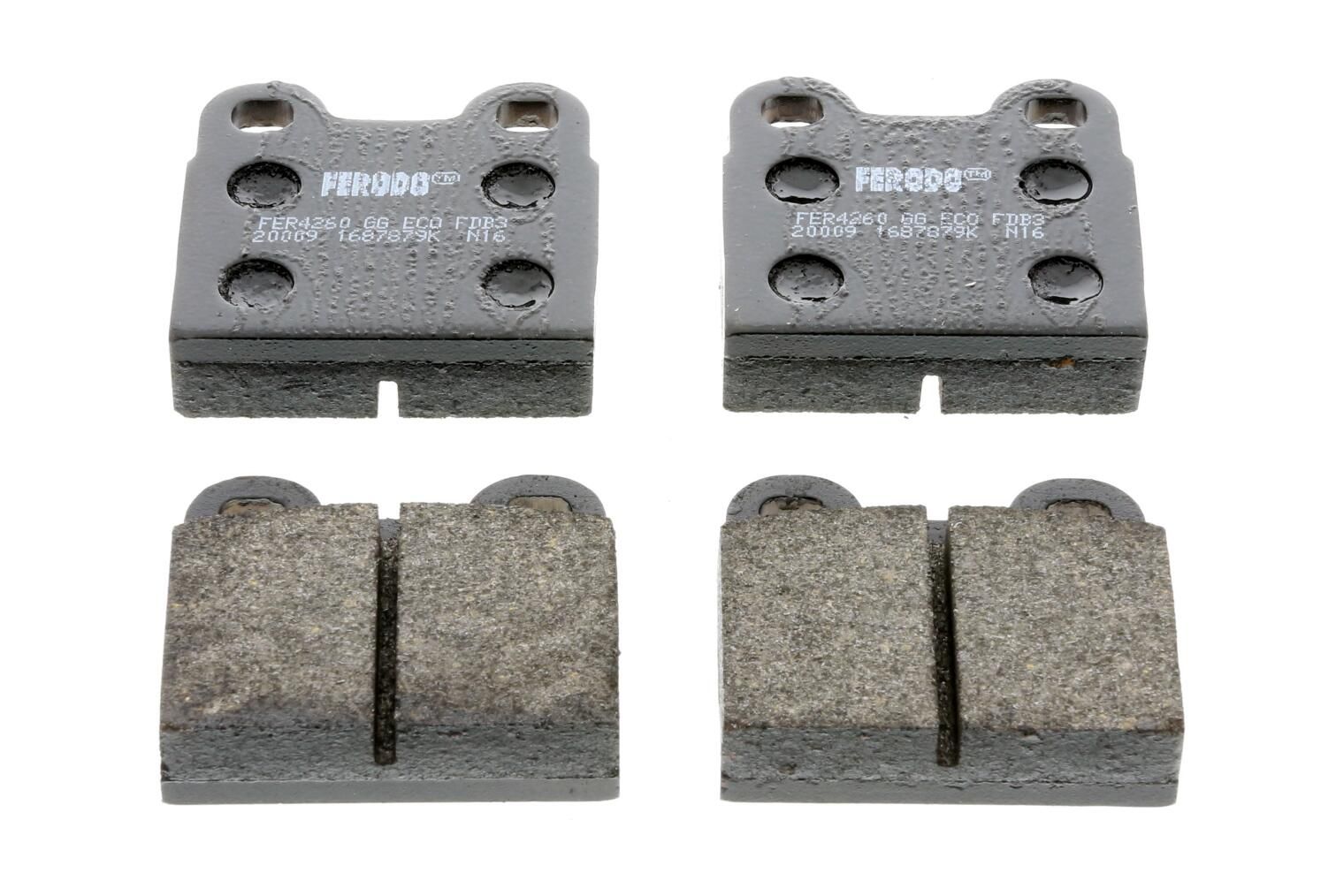 Bremsbelagsatz, Scheibenbremse