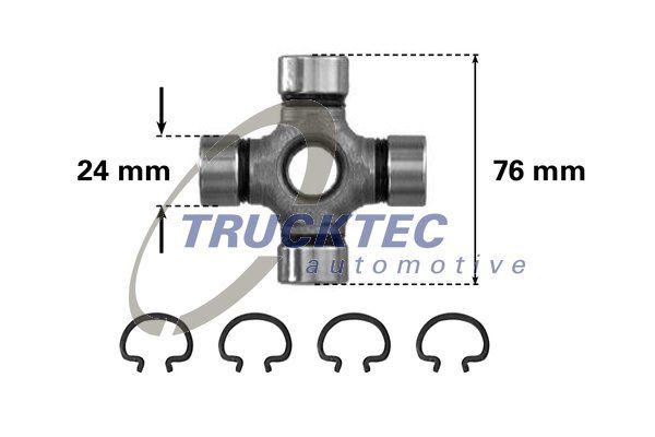 TRUCKTEC AUTOMOTIVE 02.34.004 Joint, propshaft