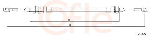 COFLE 1703.5 - Gaszug