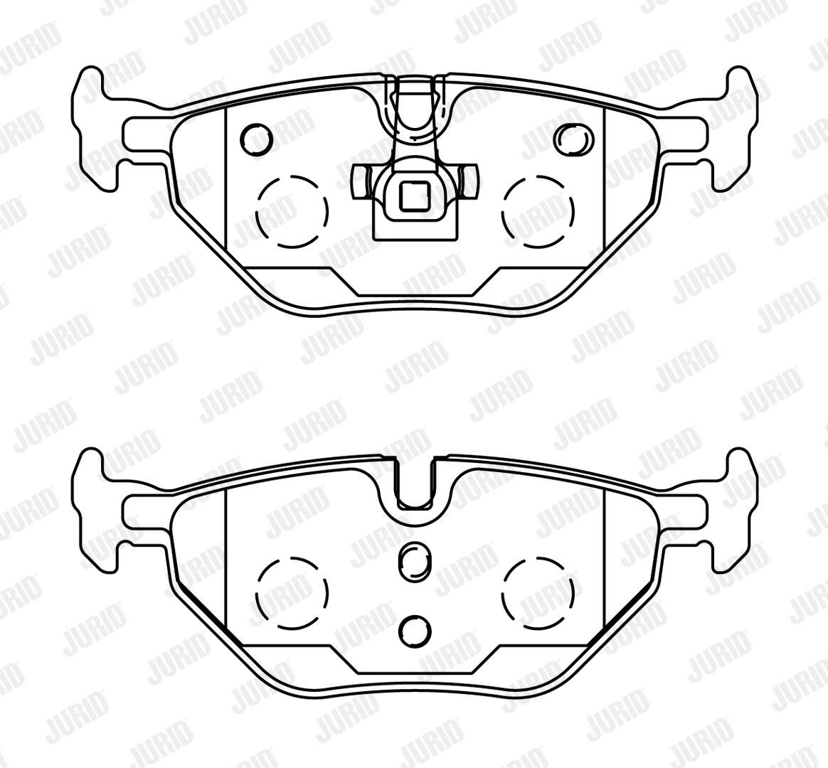 Bremsbelagsatz, Scheibenbremse