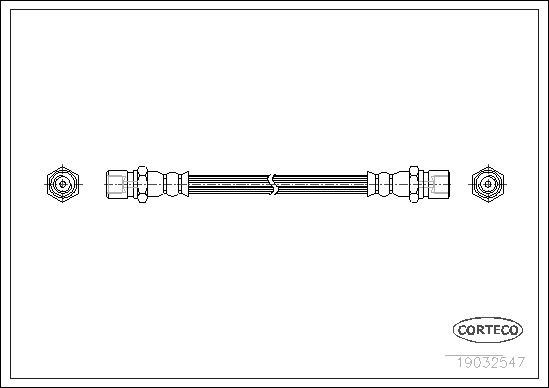 FLEXIBLE DE FREIN OPEL- VAUXH.  0705