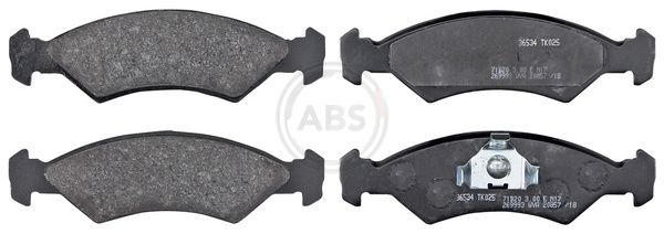 Bremsbelagsatz, Scheibenbremse