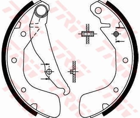 Brake Shoe Set GS8543