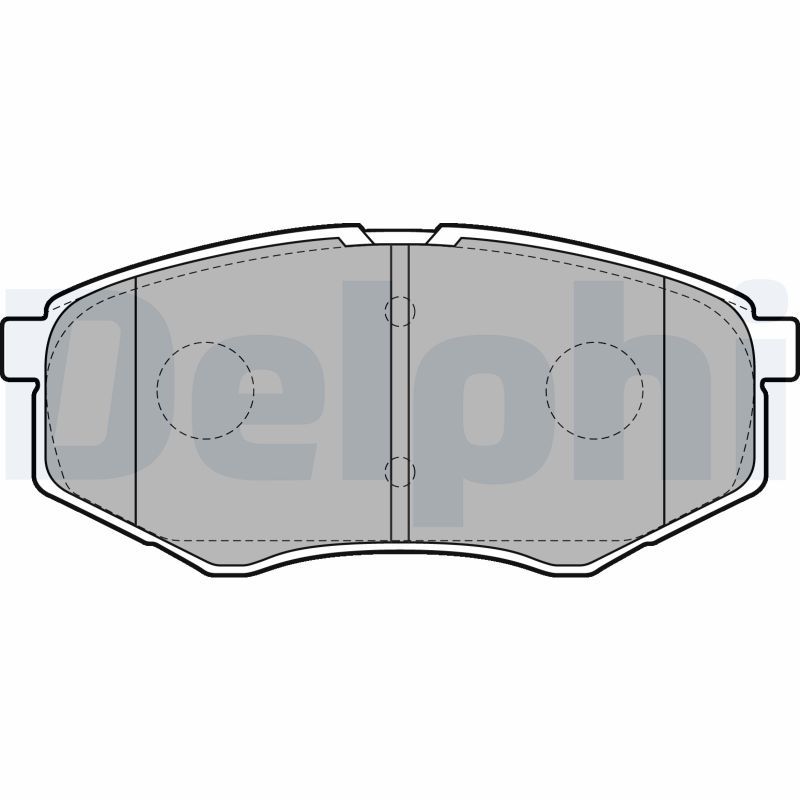 Brake Pad Set, disc brake LP2227