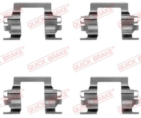 Accessory Kit, disc brake pad 109-1117