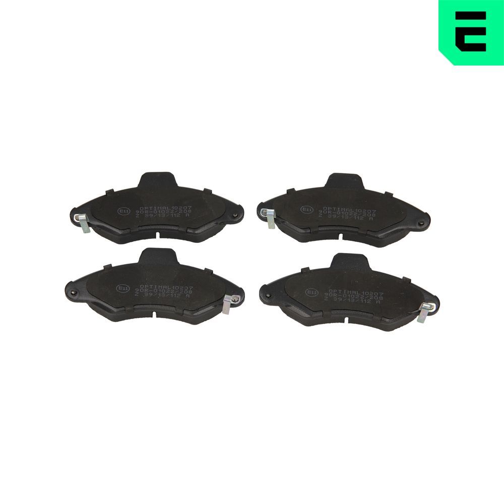 OPTIMAL BP-10207 - Bremsbelagsatz, Scheibenbremse