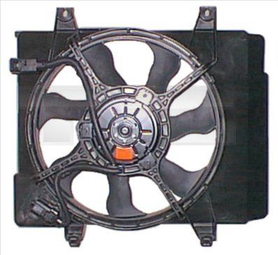 817-1002 TYC ventilátor, klímakondenzátor