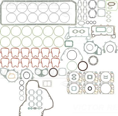 Juego completo de empaques, motor