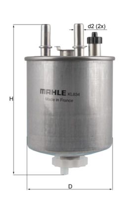 KNECHT KL 834 - Kraftstofffilter