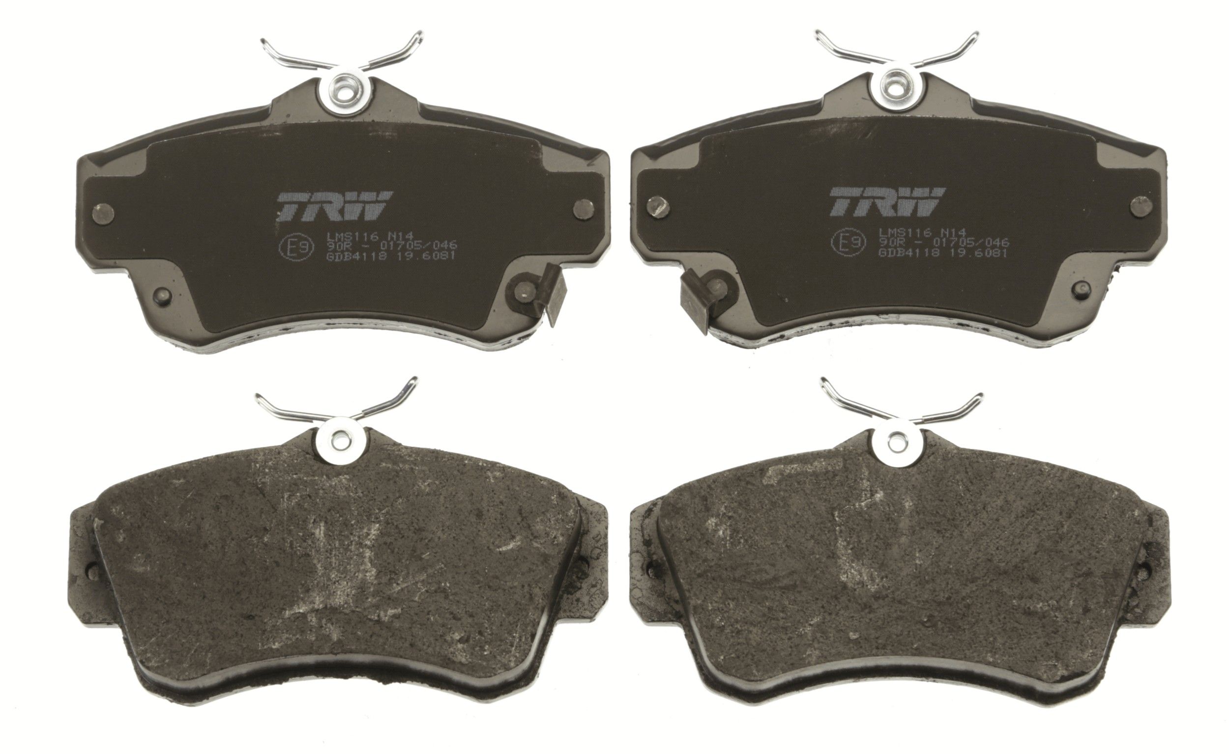 TRW DISC BRAKE PADS - TecDoc 2