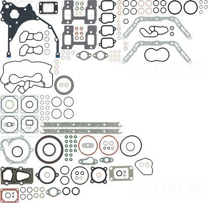 Juego completo de empaques, motor