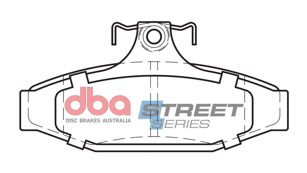 DBA SS STREET SERIES BRAKE PADS [ Ford 1999-2014 R ] - TecDoc Only