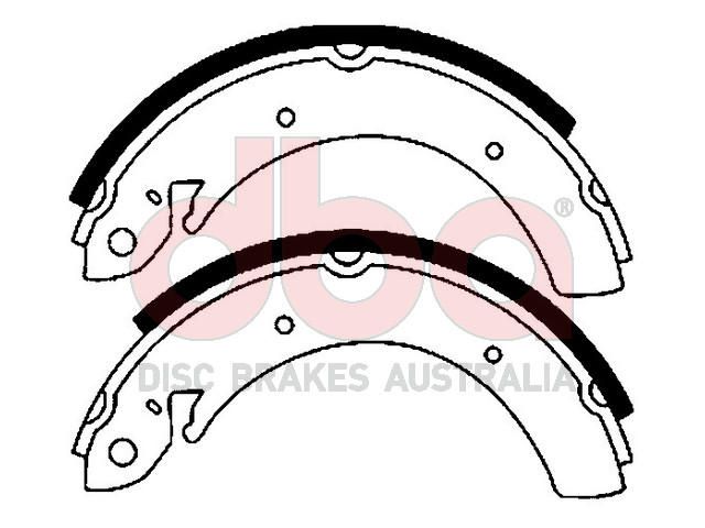 Street Series Brake Shoes [Mercedes MB100/Ssangyone Actron 254mm] - TecDoc Only