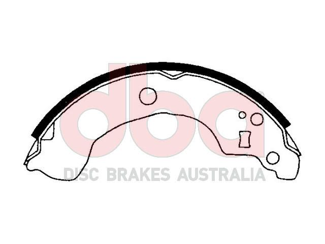 Street Series Brake Shoes [Nissan Pulsar 1999-06 203.2mm] - TecDoc Only