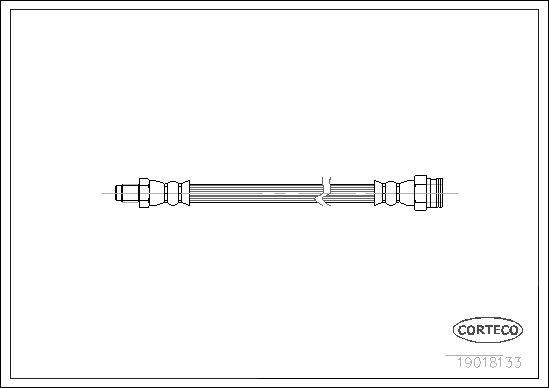 FLEXIBLE DE FREIN ALFA ROMEO-FIA  0705