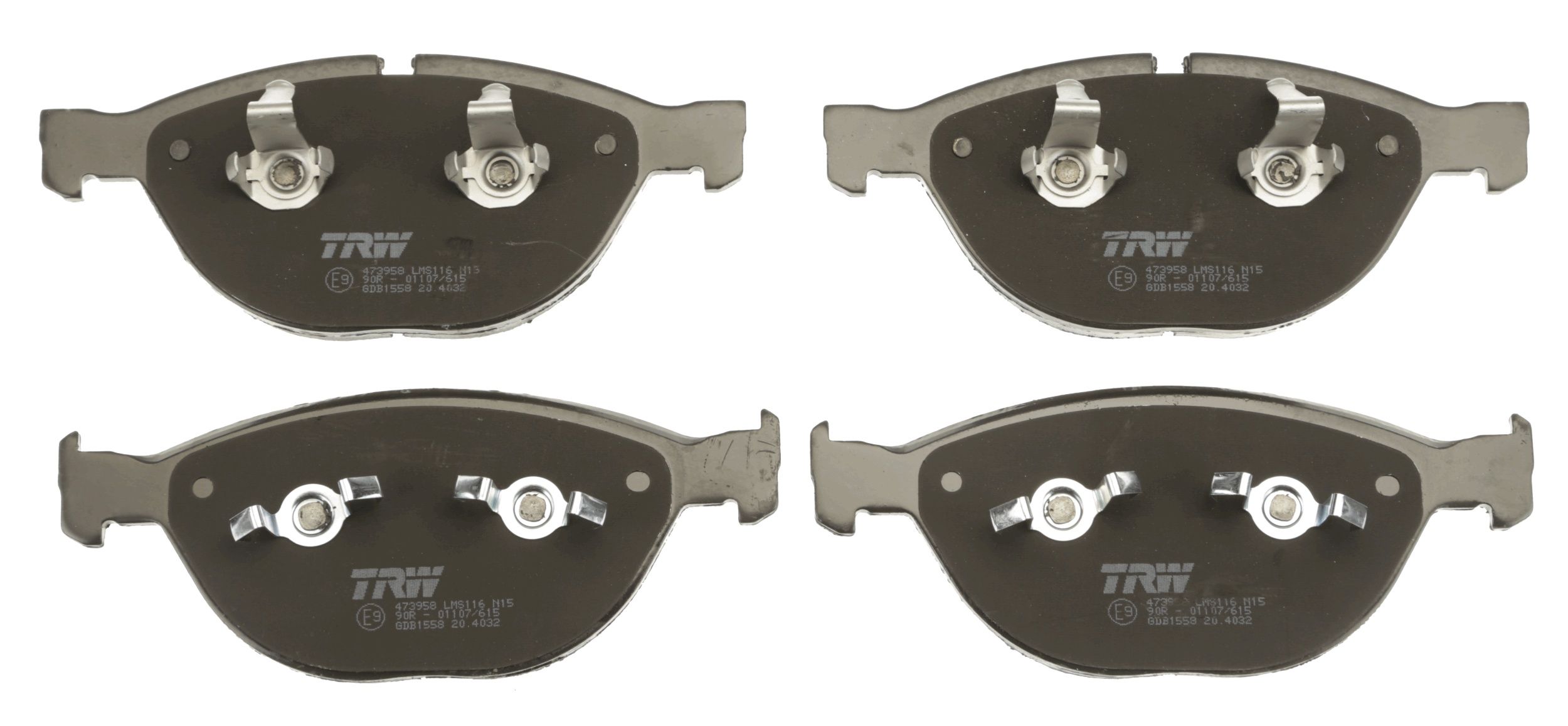 TRW DISC BRAKE PADS - TecDoc 2
