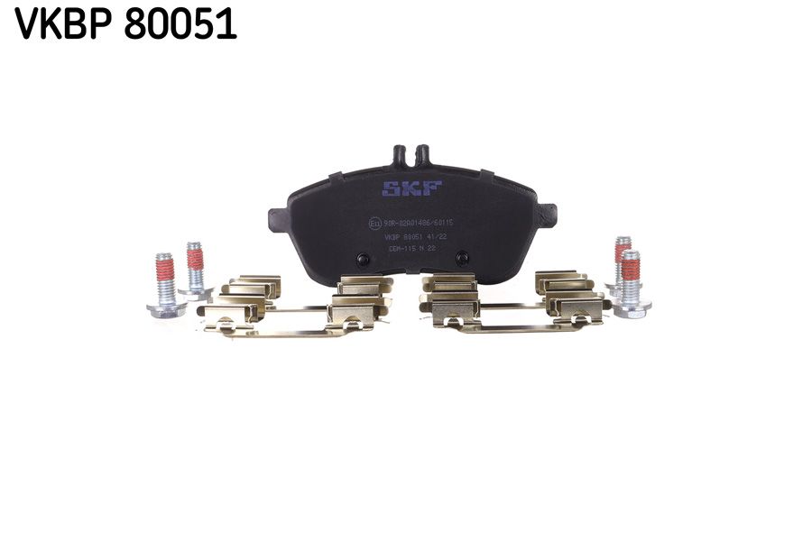 Brake Pad Set, disc brake VKBP 80051