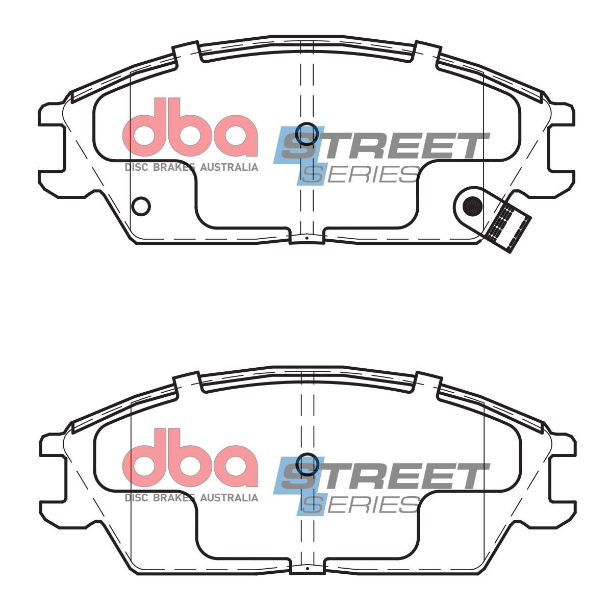 DBA SS STREET SERIES BRAKE PADS [ Hyundai 1986-2014 F ] - TecDoc Only
