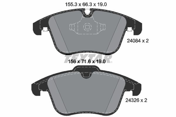 Brake Pad Set, disc brake 2408401