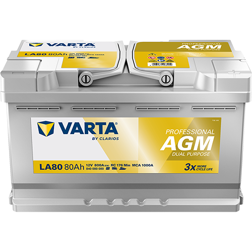 VARTA Professional AGM LA80 12V 80Ah 800A/EN