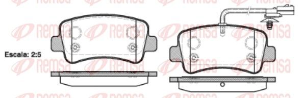 Premium Rear Brake Pad Set Premium Rear Brake Pad Set