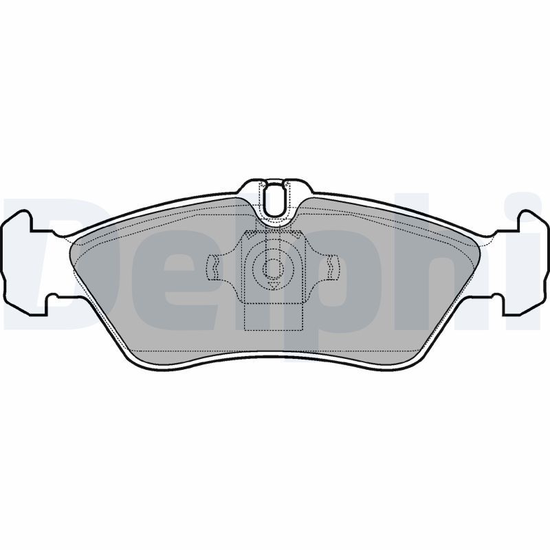 Brake Pad Set, disc brake LP1596