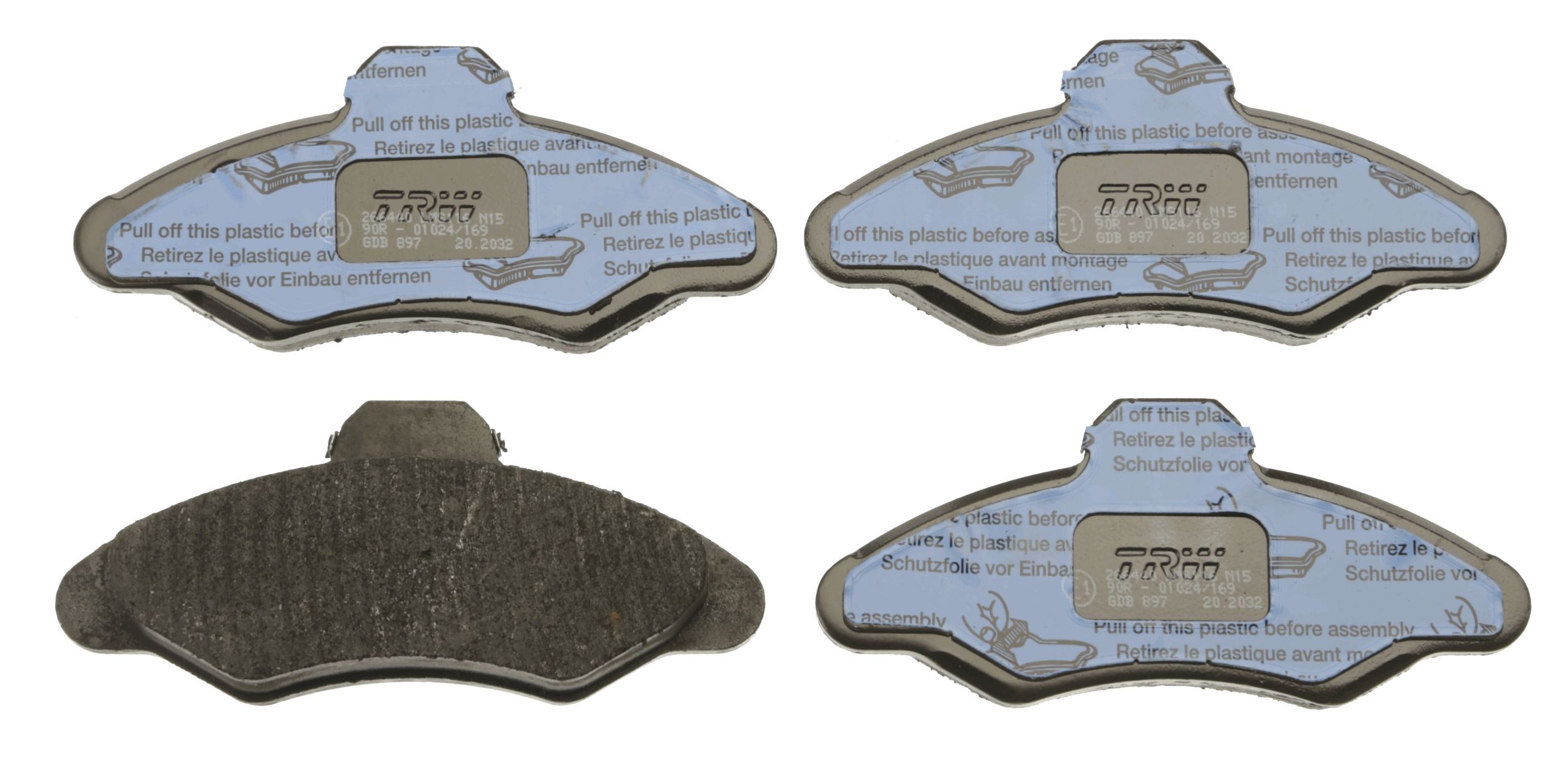 TRW DISC BRAKE PADS - TecDoc 2