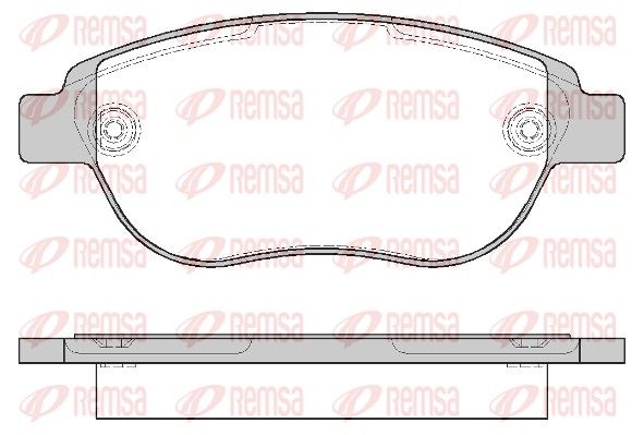 Brake Pad Set, disc brake 0841.00