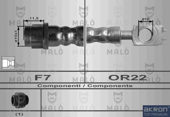 8966 AKRON-MALÒ fékcső
