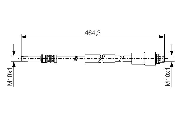 Brake Hose 1 987 481 541