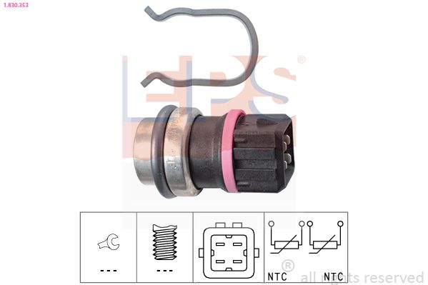 Sensor, K&uuml;hlmitteltemperatur