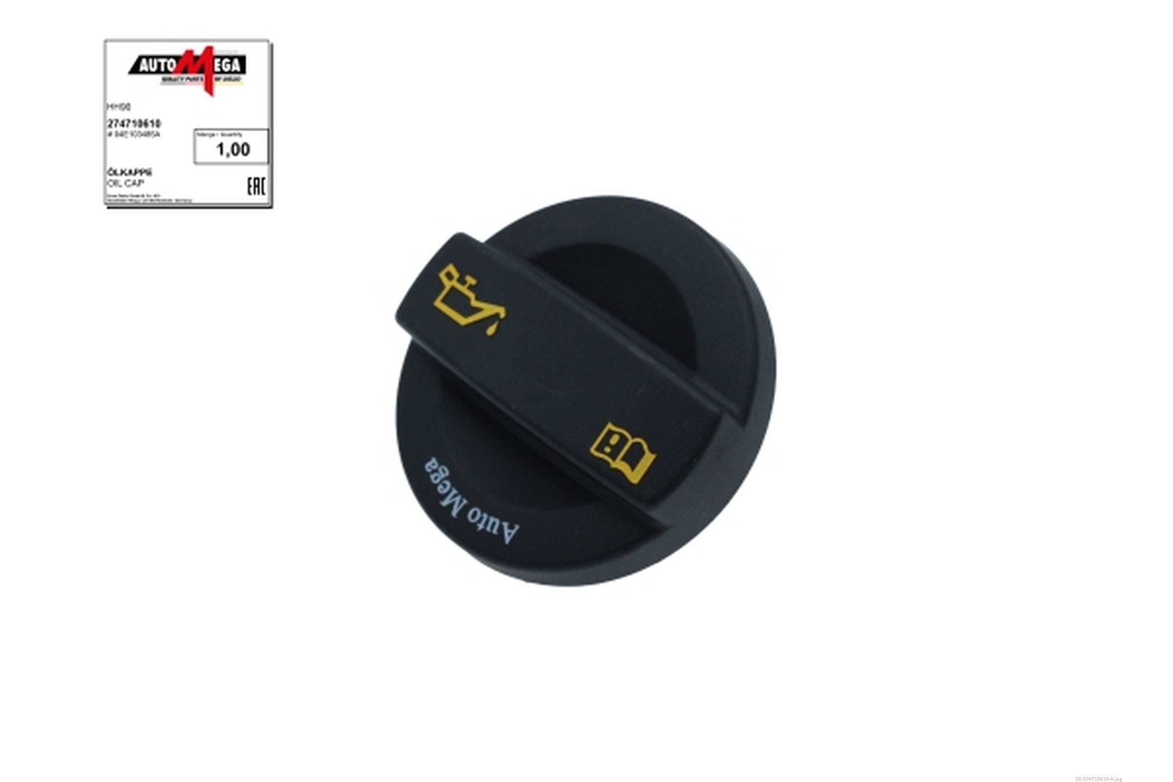 Verschluss, &Ouml;leinf&uuml;llstutzen