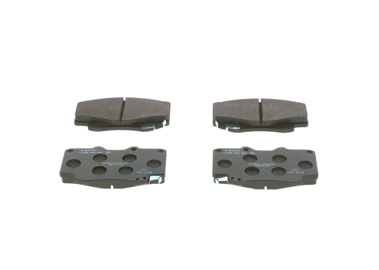 Brake Pad Set, disc brake 0 986 494 497