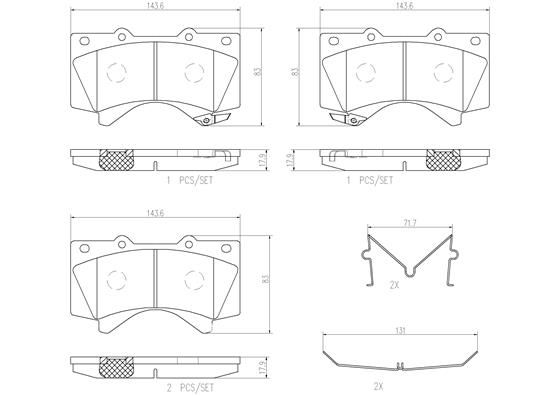 TOYOTA LAND CRUISER (_J2) 10- (FRT) - TecDoc 1
