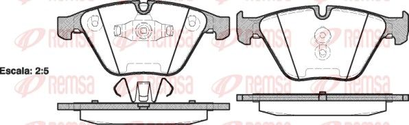 Premium Front Brake Pad Set Premium Front Brake Pad Set