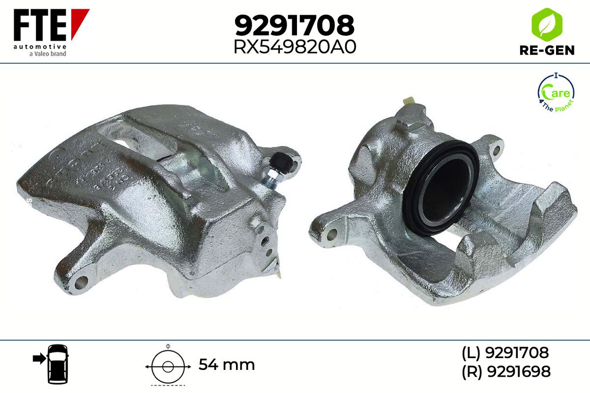 FTE 9291708 - Bremssattel